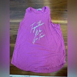Peloton Pink Athletic Tank Top